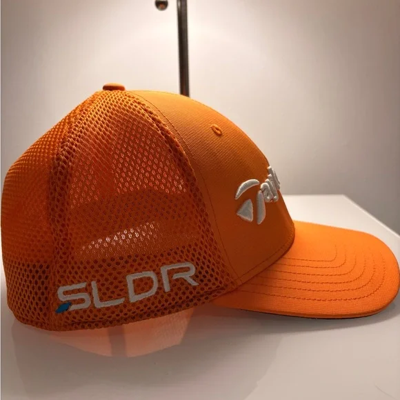 TaylorMade Orange Performance Golf Cap - Picture 5 of 7